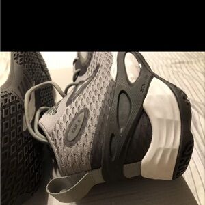 Adidas Exhibit A Mid Basketball Grey H68703 Mens Sz 13 Unisex Womens 14 Gray